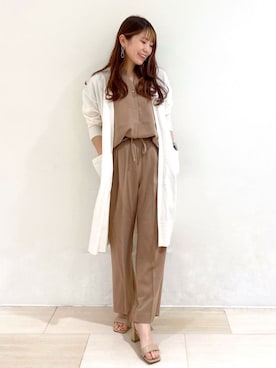 OPAQUE.CLIPスタッフさん(レディース・158cm)の春コーディネート