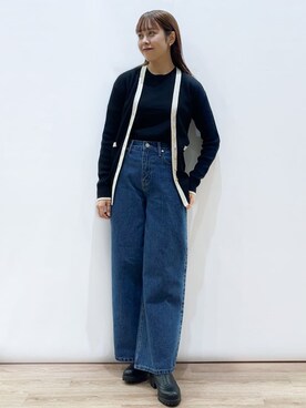 OPAQUE.CLIPスタッフさん（レディース・158cm）の秋コーディネート