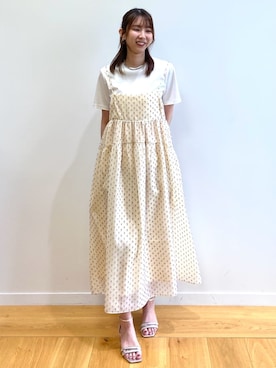 OPAQUE.CLIPスタッフさん（レディース・166cm）の春コーディネート