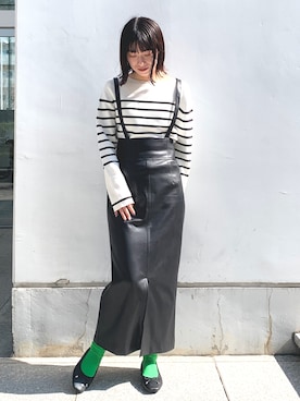 OPAQUE.CLIPスタッフさん（レディース・158cm）の春コーディネート