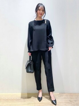 OPAQUE.CLIPスタッフさん(レディース・160cm)の冬コーディネート