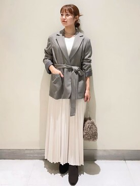 OPAQUE.CLIPスタッフさん(レディース・152cm)の秋コーディネート