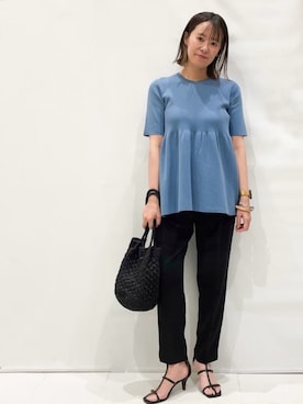 OPAQUE.CLIPスタッフさん(レディース・158cm)の夏コーディネート