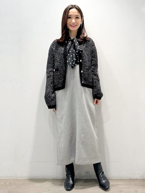 セール】《美人百花掲載》ボリュームボウタイブラウス【洗濯機洗い可