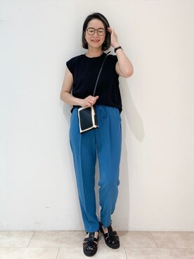 OPAQUE.CLIPスタッフさん(レディース・158cm)の春コーディネート