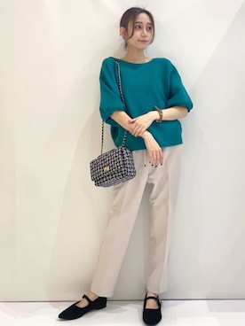 OPAQUE.CLIPスタッフさん（レディース・161cm）の秋コーディネート