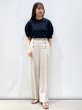 OPAQUE.CLIPスタッフさん（レディース・158cm）の春コーディネート