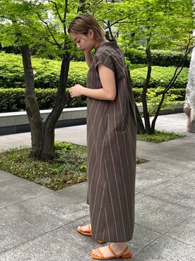 OPAQUE.CLIPスタッフさん（レディース・158cm）の春コーディネート