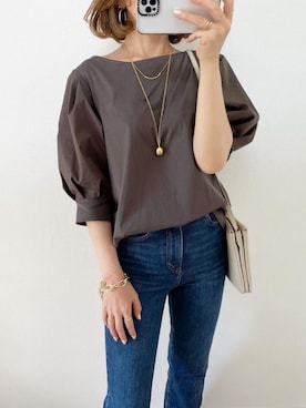 OPAQUE.CLIPスタッフさん（レディース・158cm）の春コーディネート