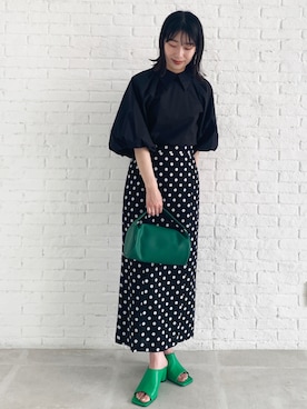 OPAQUE.CLIPスタッフさん（レディース・158cm）の春コーディネート