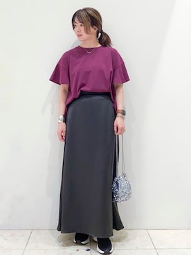 OPAQUE.CLIPスタッフさん（レディース・154cm）の秋コーディネート