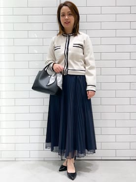 OPAQUE.CLIPスタッフさん(レディース・152cm)の冬コーディネート