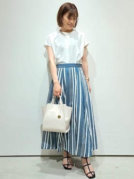OPAQUE.CLIPスタッフさん（レディース・155cm）の春コーディネート