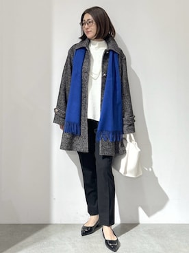 OPAQUE.CLIPスタッフさん（レディース・161cm）の冬コーディネート