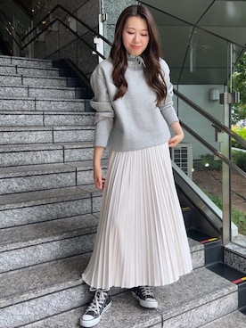 OPAQUE.CLIPスタッフさん（レディース・160cm）の秋コーディネート