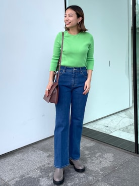 OPAQUE.CLIPスタッフさん（レディース・158cm）の秋コーディネート