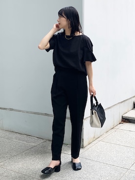 OPAQUE.CLIPスタッフさん（レディース・158cm）の夏コーディネート