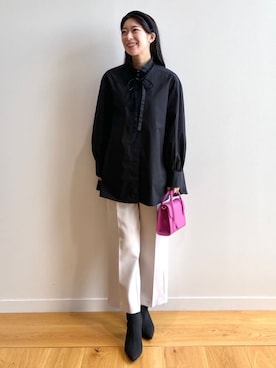 OPAQUE.CLIPスタッフさん(レディース・158cm)の秋コーディネート