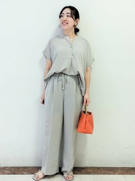 OPAQUE.CLIPスタッフさん(レディース・162cm)の春コーディネート