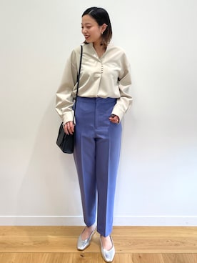 OPAQUE.CLIPスタッフさん（レディース・159cm）の冬コーディネート