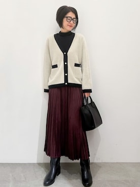 OPAQUE.CLIPスタッフさん(レディース・161cm)の秋コーディネート