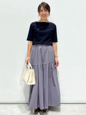 OPAQUE.CLIPスタッフさん（レディース・159cm）の夏コーディネート