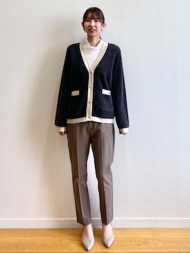 OPAQUE.CLIPスタッフさん（レディース・166cm）の秋コーディネート