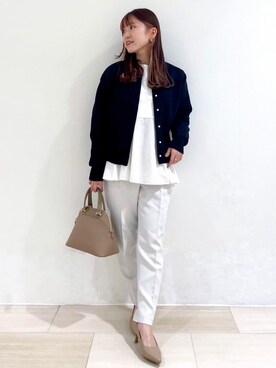 OPAQUE.CLIPスタッフさん（レディース・154cm）の冬コーディネート