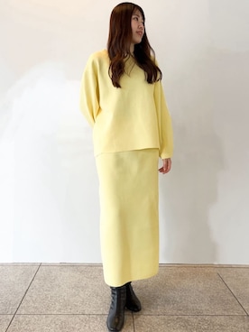 OPAQUE.CLIPスタッフさん(レディース・158cm)の冬コーディネート