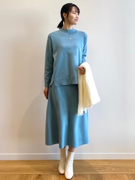 OPAQUE.CLIPスタッフさん（レディース・174cm）の冬コーディネート