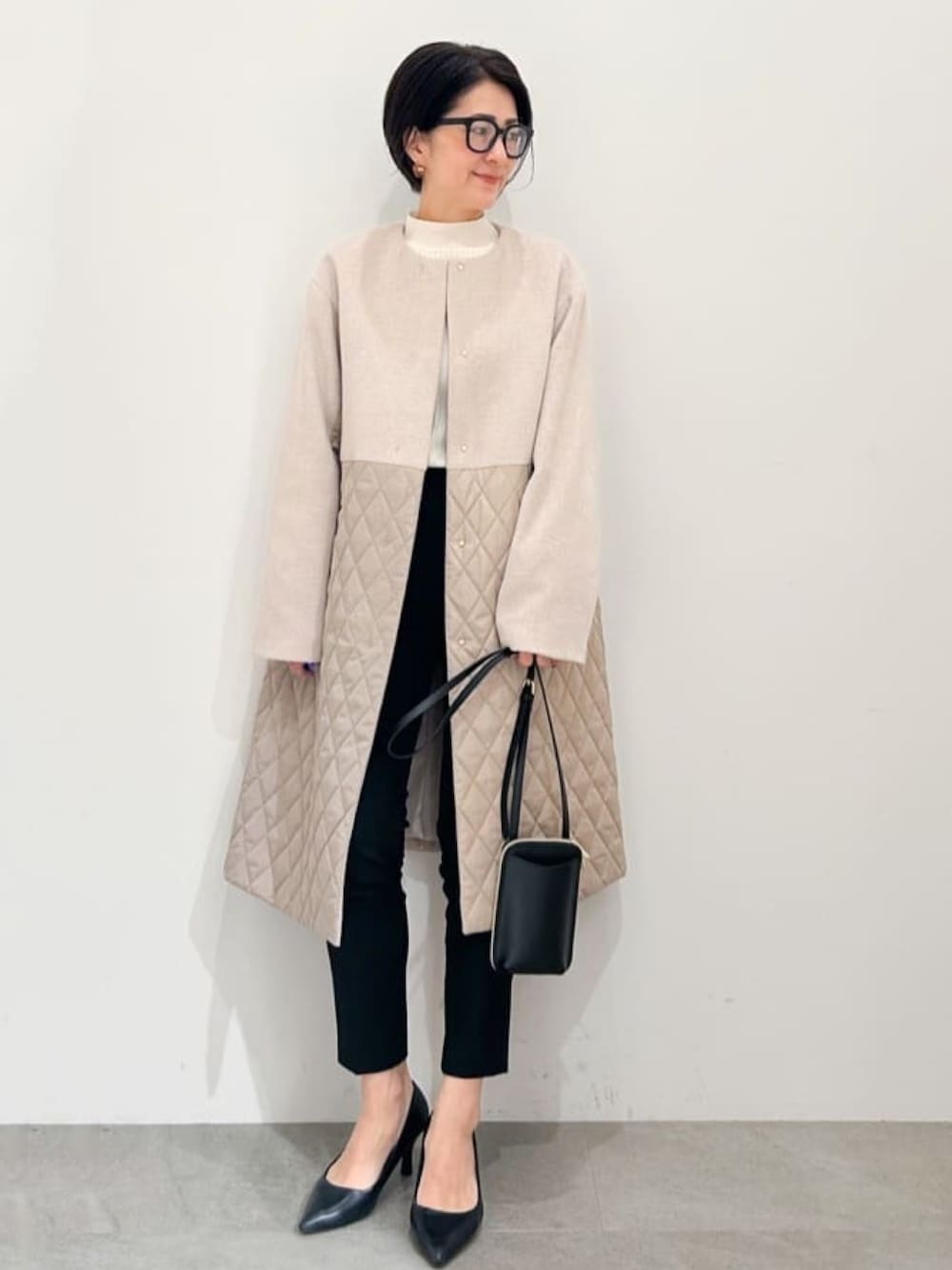 楽天市場】≪S-LLsize≫ ウールカシミヤブレンド キルティング