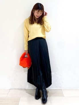 OPAQUE.CLIPスタッフさん（レディース・158cm）の秋コーディネート