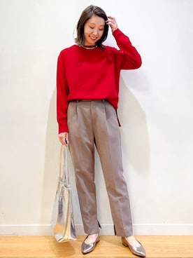 OPAQUE.CLIPスタッフさん（レディース・159cm）の秋コーディネート