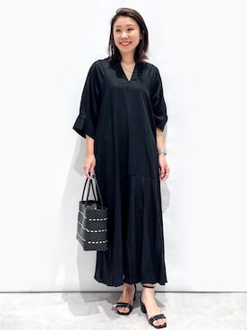 OPAQUE.CLIPスタッフさん（レディース・159cm）の春コーディネート