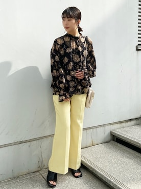 OPAQUE.CLIPスタッフさん（レディース・158cm）の春コーディネート