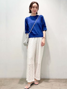 OPAQUE.CLIPスタッフさん（レディース・161cm）の夏コーディネート