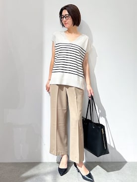 OPAQUE.CLIPスタッフさん(レディース・161cm)の夏コーディネート