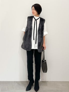 OPAQUE.CLIPスタッフさん(レディース・161cm)の秋コーディネート