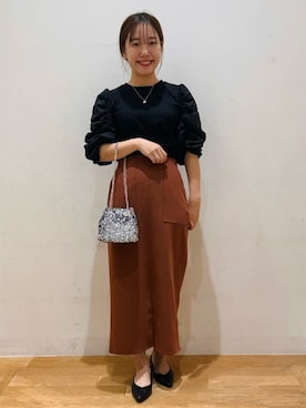 OPAQUE.CLIPスタッフさん(レディース・159cm)の秋コーディネート
