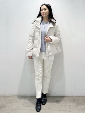 OPAQUE.CLIPスタッフさん（レディース・156cm）の冬コーディネート