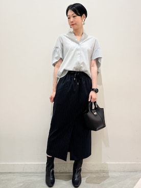 OPAQUE.CLIPスタッフさん（レディース・167cm）の夏コーディネート