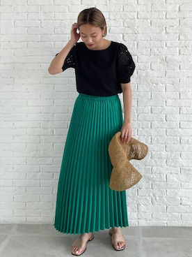 OPAQUE.CLIPスタッフさん(レディース・158cm)の春コーディネート