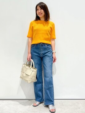 OPAQUE.CLIPスタッフさん（レディース・159cm）の夏コーディネート