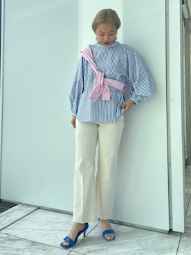 OPAQUE.CLIPスタッフさん（レディース・158cm）の春コーディネート