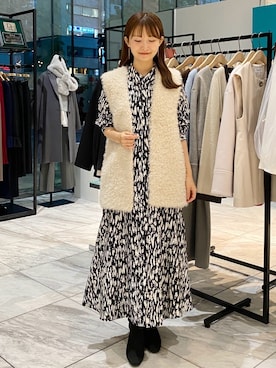 OPAQUE.CLIPスタッフさん（レディース・158cm）の秋コーディネート