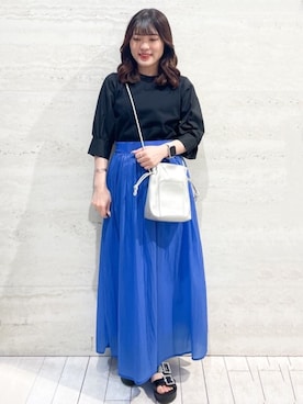 OPAQUE.CLIPスタッフさん（レディース・153cm）の春コーディネート