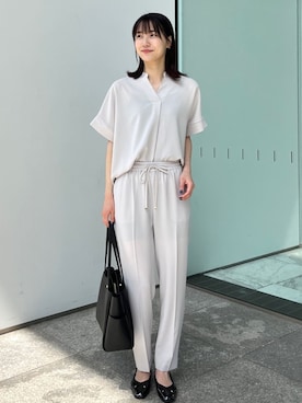 OPAQUE.CLIPスタッフさん(レディース・158cm)の夏コーディネート