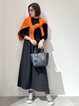 OPAQUE.CLIPスタッフさん（レディース・161cm）の秋コーディネート