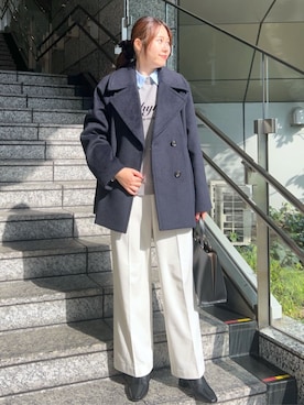 「オペークドットクリップ」｜「アイテム（ブーツ）」を使った、OPAQUE.CLIPスタッフさん（レディース・160cm）の秋コーディネート