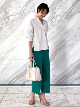 OPAQUE.CLIPスタッフさん（レディース・174cm）の冬コーディネート